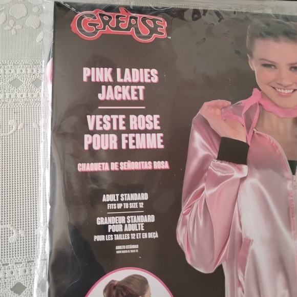 🆕 Grease Pink Ladies Jacket, Adult Standard, New - Picture 9 of 11